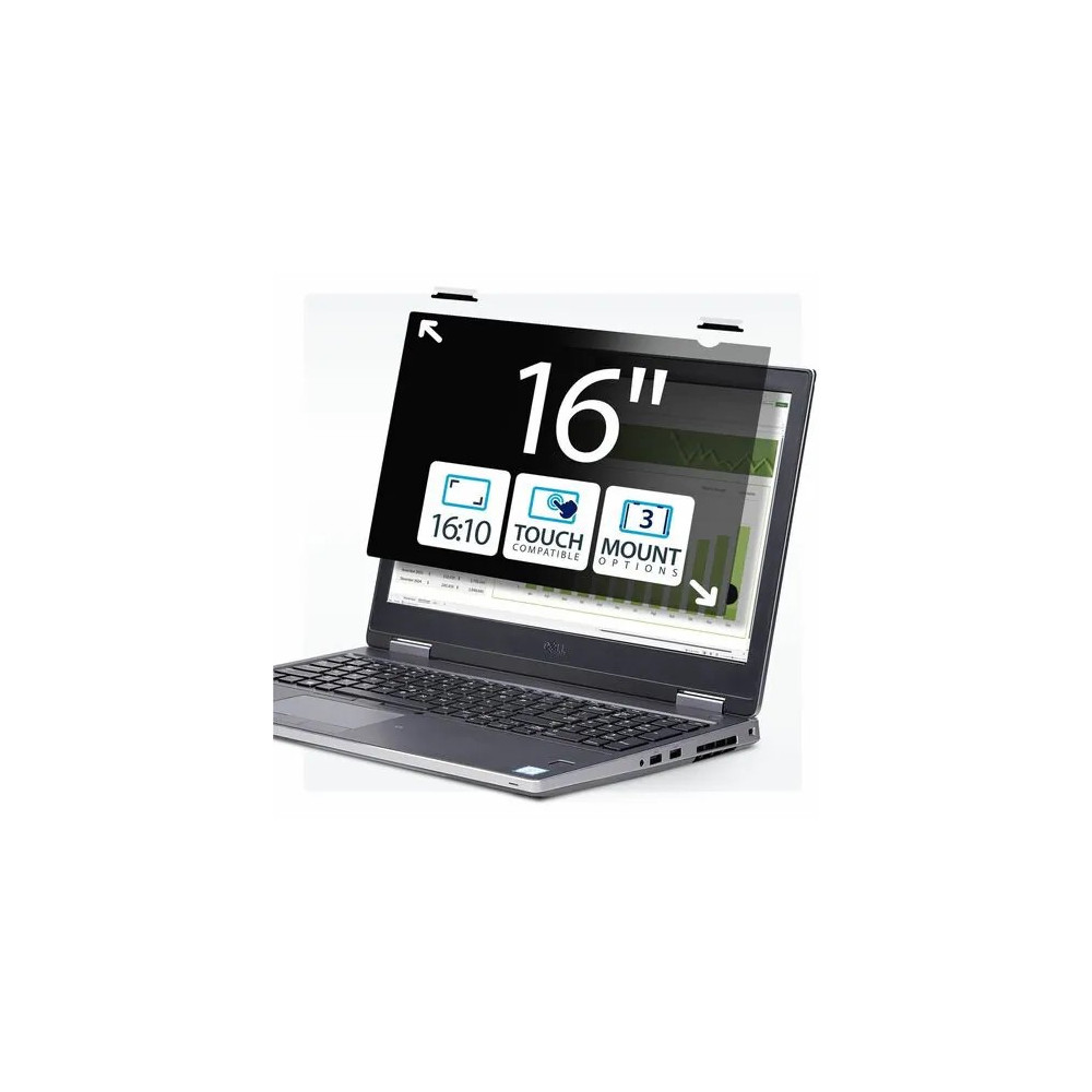 StarTech 16LT6-PRIVACY-SCREEN 16" LAPTOP PRIVACY SCREEN FILTER, 16:10, MATTE/GLOSSY, 2YR - Image 1