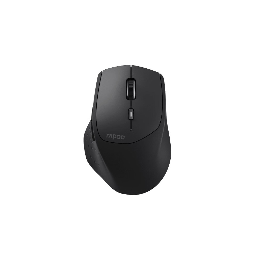 Rapoo MT550L Multi-Mode Wireless Ergonomic Optical Mouse -7 evels adjustable DPI, Smart Switch up to 5 devices, Ideal for Desktop PC, Notebook - Image 1