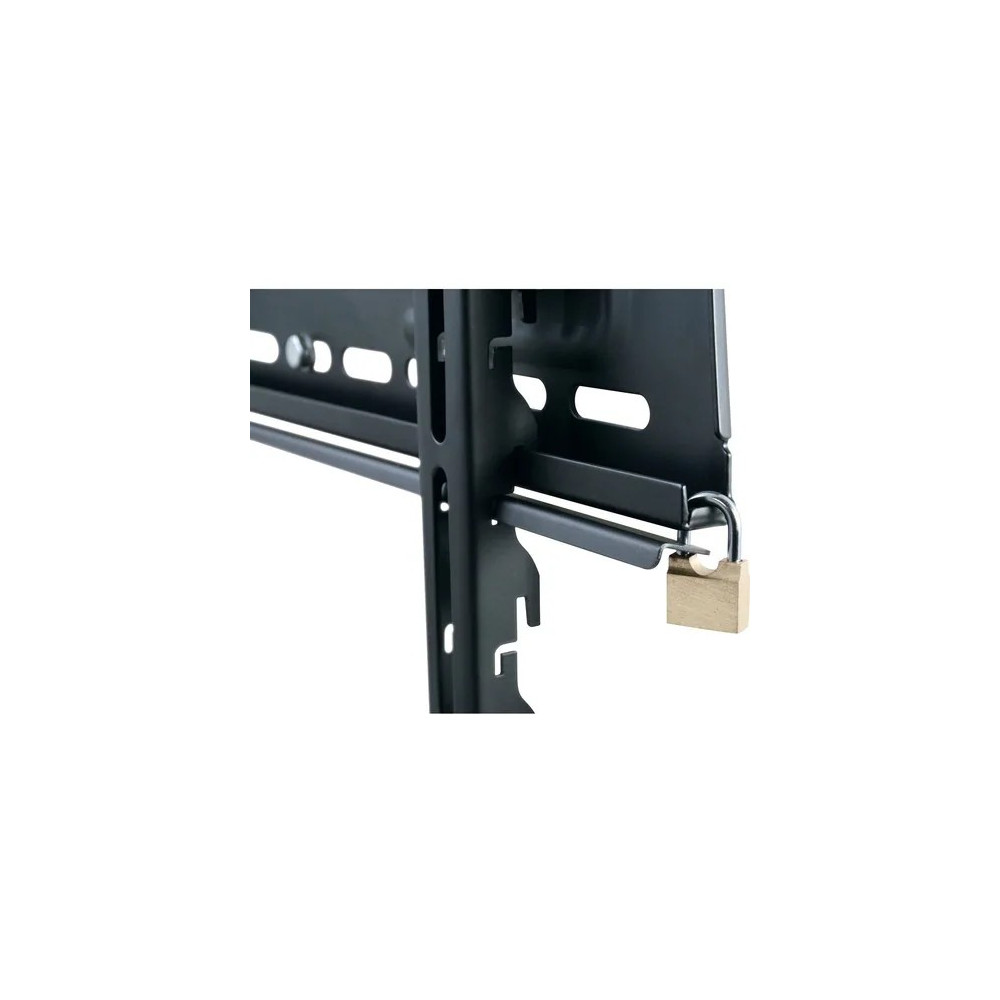 Atdec TH-3070-UF Wall Mount for Flat Panel Display - Silver, Black - Height Adjustable - 1 Display(s) Supported - 106.7 cm to 203.2 cm (80") Screen Support - 90.72 kg Load Capacity - 200 x 200, 200 x 100, 300 x 200, 300 x 300, 400 x 300, 400 x 400, 600 x