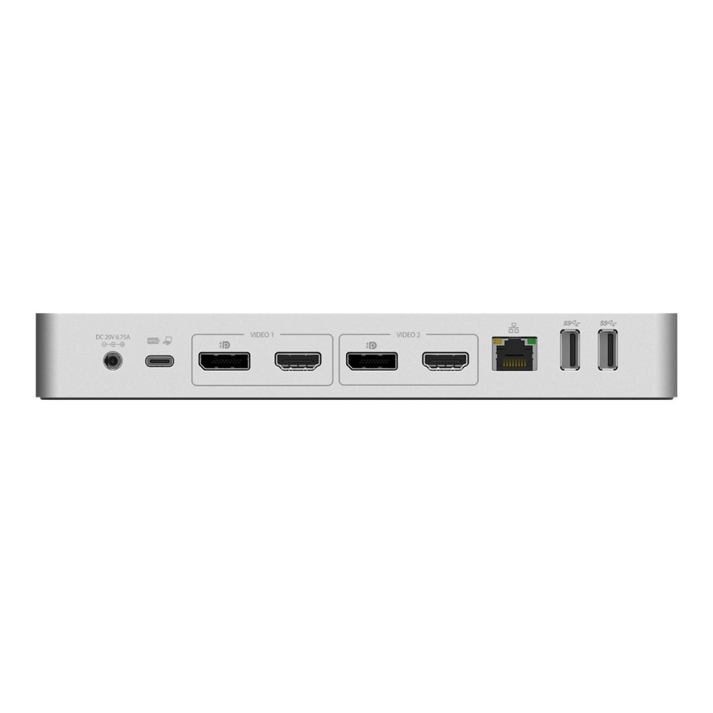 StarTech DK30C2DPPD USB-C USB-A HYBRID 4K DOCK, DUAL DISPLAY, DP(2), HDMI(2), USB(3), 60W, 3YR - Image 3