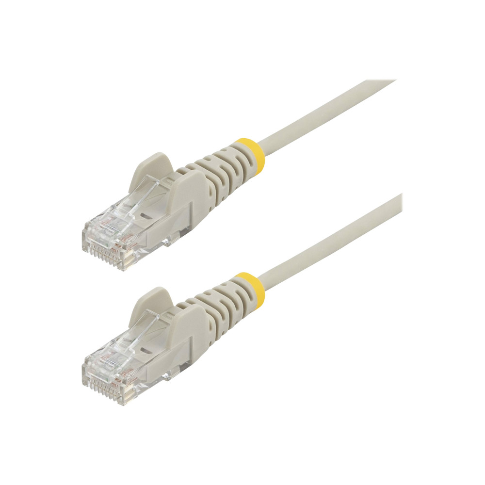 StarTech N6PAT150CMGRS 1.5M CAT6 CABLE, RJ45 PATCH CORD, SNAGLESS, SLIM, LSZH, GREY, LTW - Image 3