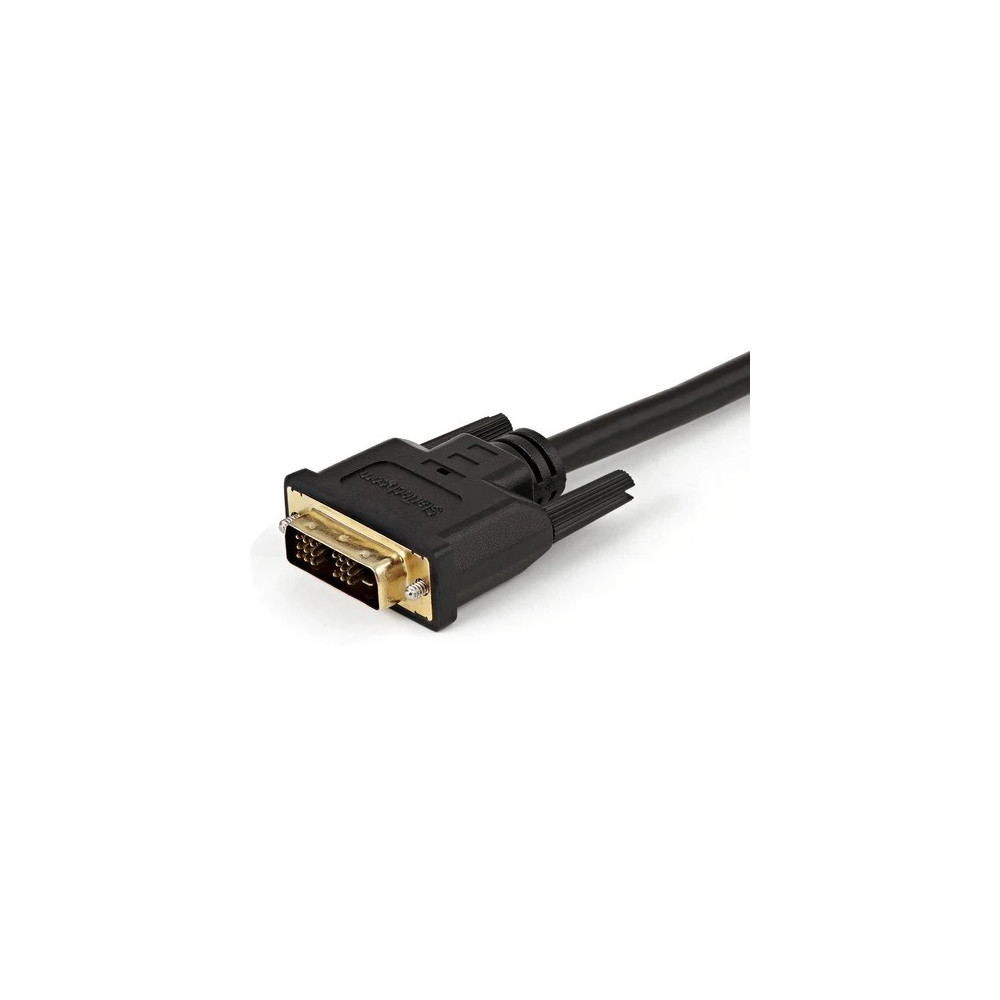 StarTech HDDVIMM150CM 1.5M HDMI TO DVI-D ADAPTER CABLE, BLACK, LTW - Image 2