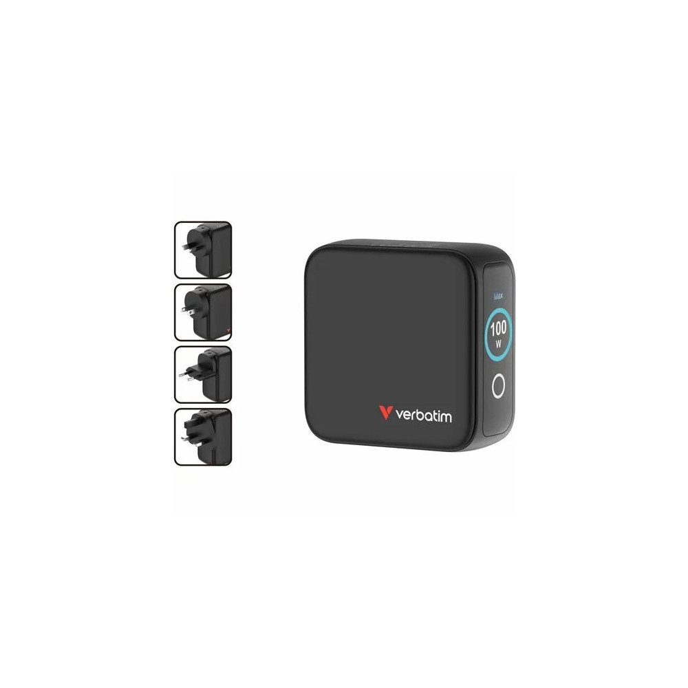 Verbatim 30242 100W MINI GAN CHARGER WITH DISPLAY - Image 7