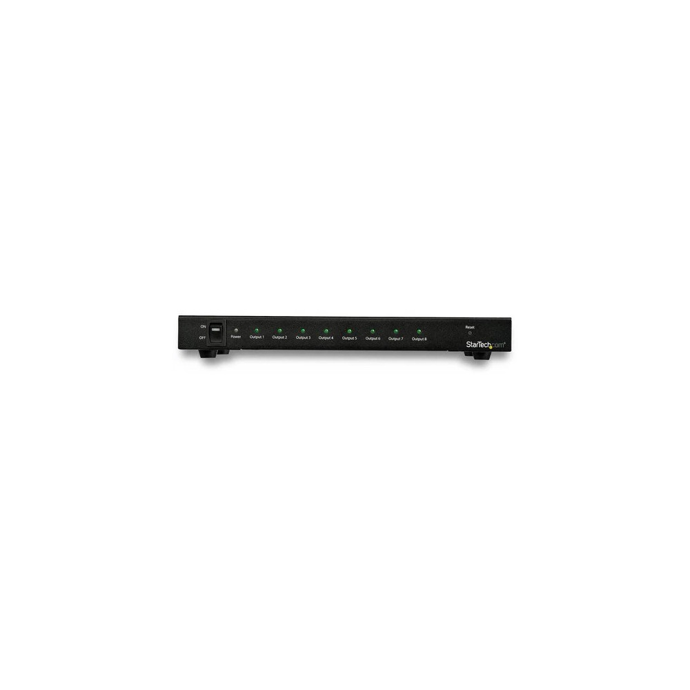 StarTech ST128HD20 8-Port 4K 60Hz HDMI Splitter - HDR Support - HDMI 2.0 Splitter - 7.1 Surround Sound Audio - Displays the same image with sound on 8 screens - Splits an HDMI video signal up 4K 60Hz - 4:4:4 chroma; up to 18Gbps (HDMI 2.0b) - HD - Image 3