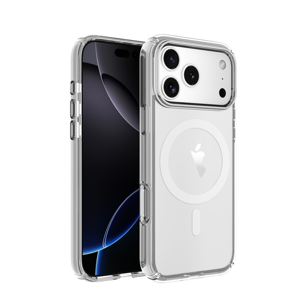 Ultimake MOBZJZMGS17PM UTIA Shockproof Transparent Case Cover With Magnetic Ring for iPhone 17 Pro Max - Image 1