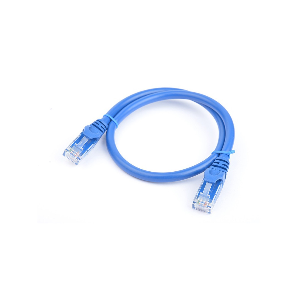 8ware PL6A-0.5BLU CAT6A Cable 0.5m (50cm) - Blue Color RJ45 Ethernet Network LAN UTP Patch Cord Snagless - Image 1