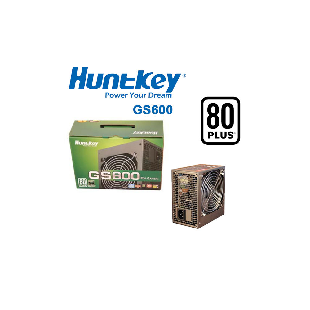 Huntkey PSUHUNGS600 GS600 POWER SUPPLY 600W 80 PLUS SILENT - Image 1