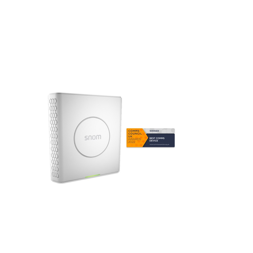 Snom M900 IP DECT Telephone Multicell Base Station, PoE, Up To 4,000 Base Stations, Up To 16,000 Handsets, Up To 8 Parallel Calls Per Base - Image 1