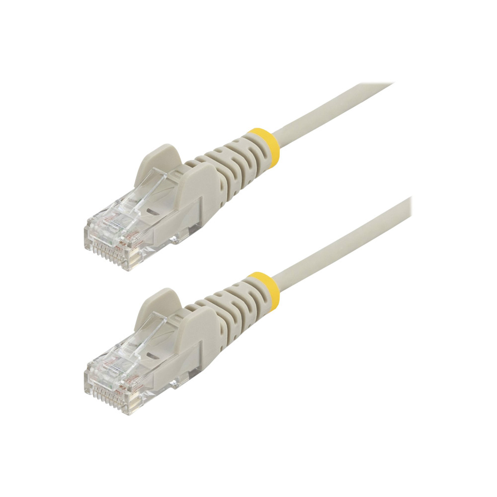 StarTech N6PAT50CMGRS 0.5 M CAT6 CABLE - SLIM - SNAGLESS RJ45 CONNECTORS - GREY - Image 2