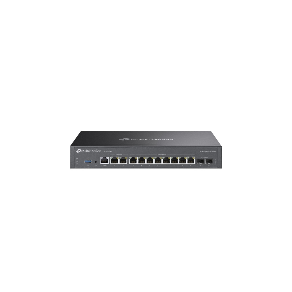 TP-LINK ER7412-M2 OMADA MULTI-GIG VPN ROUTER, 2.5G WAN/LAN(2), GbE SFP(2), LAN(8), 5YR - Image 1