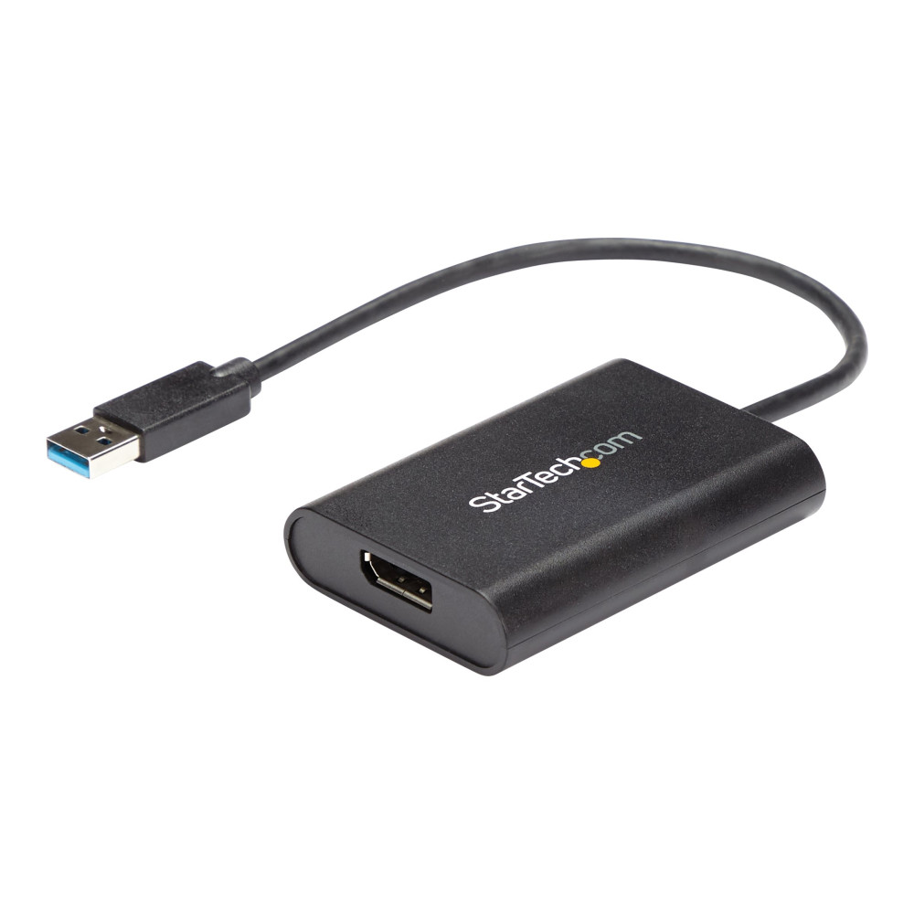 StarTech USB32DPES2 USB 3.0 TO DP ADAPTER, 4K, USB POWER, WINDOWS COMPATIBILITY, 3YR - Image 1