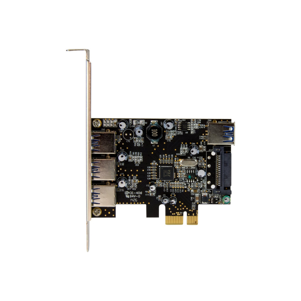 StarTech PEXUSB3S42 4PORT PCIe USB 3.0 ADAPTER CARD - 1 Int & 3 Ext - Image 2