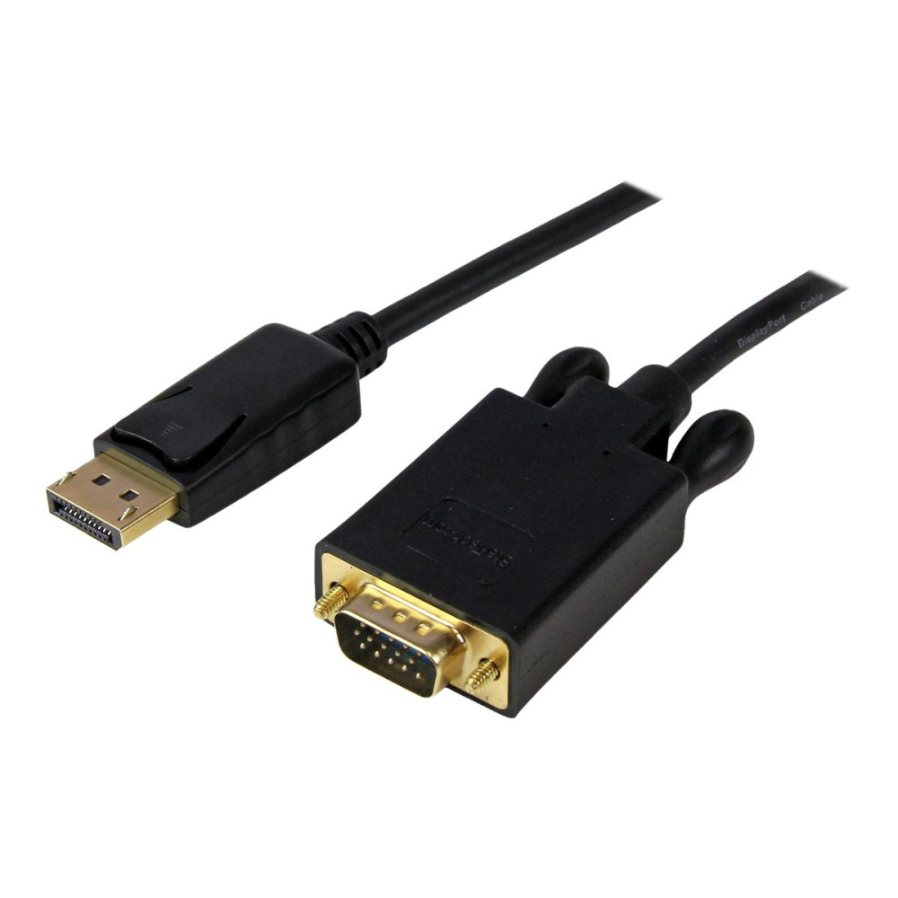 StarTech DP2VGAMM6B 1.8M DP TO VGA ADAPTER CABLE, 3YR - Image 3