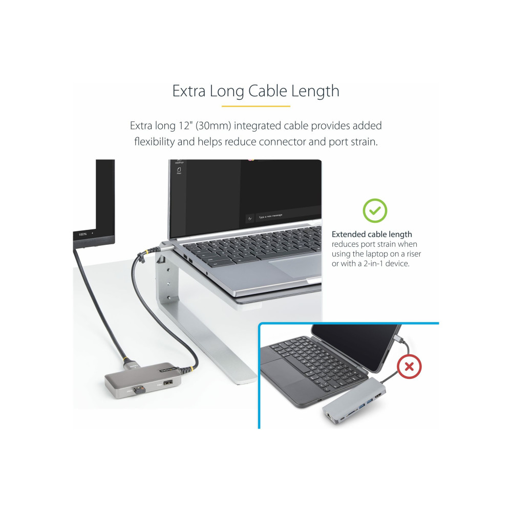 StarTech 104B-USBC-MULTIPORT UNIVERSAL USB-C MULTIPORT ADAPTER HDMI, 3YR - Image 3