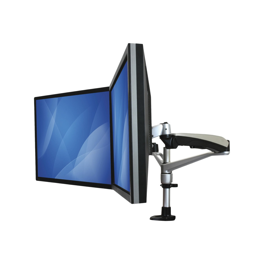 StarTech ARMDUAL30 DUAL MONITOR DESK MOUNT <30", <24" (STACKED), <9KG, FULL MOTION, SILVER, VESA - Image 6
