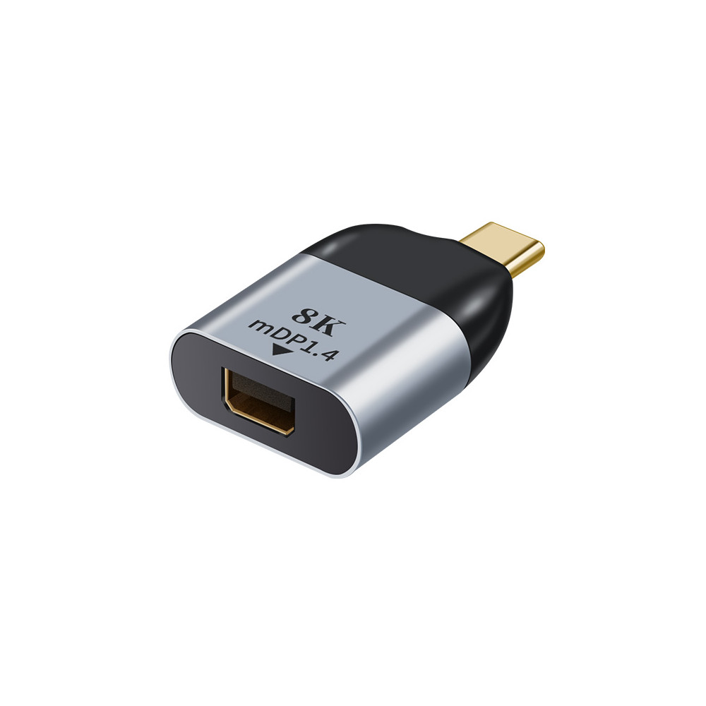 Astrotek AT-USBCMDP-MF USB-C to Mini DP DisplayPort Male to female adapter support 8K@60Hz 4K@60Hz for iPad Pro Macbook Air Samsung Galaxy MS Surface Dell XPS - Image 1