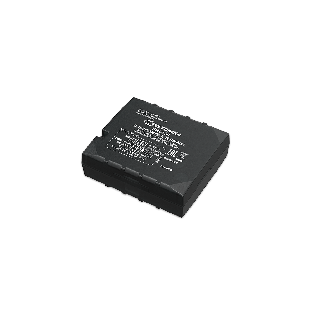Teltonika FMC1304OXW01 Hard Wired Fleet Management System - High Gain GNSS and IoT/GSM Antennas, Internal Backup Battery - Image 1