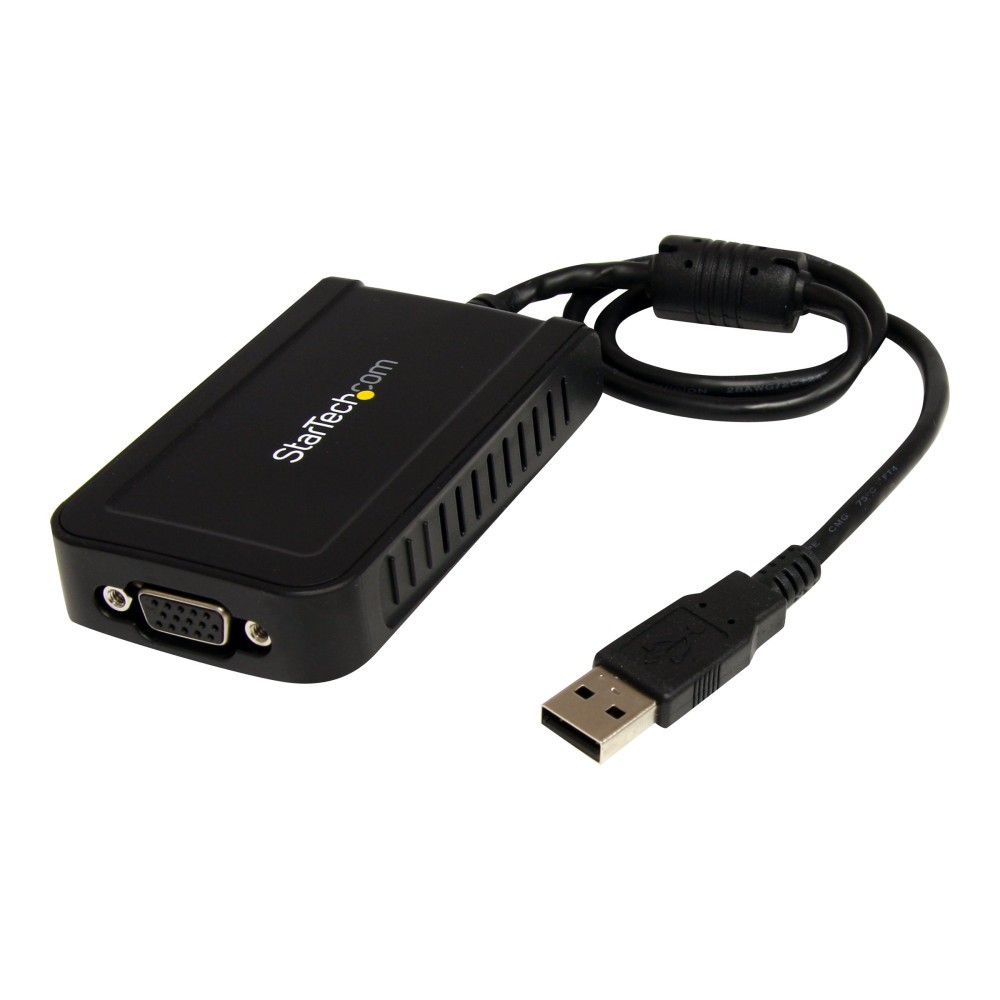 StarTech USB2VGAE3 USB TO VGA EXTERNAL VIDEO CARD MULTI MONITOR ADAPTER 1920X1200 2YR - Image 1