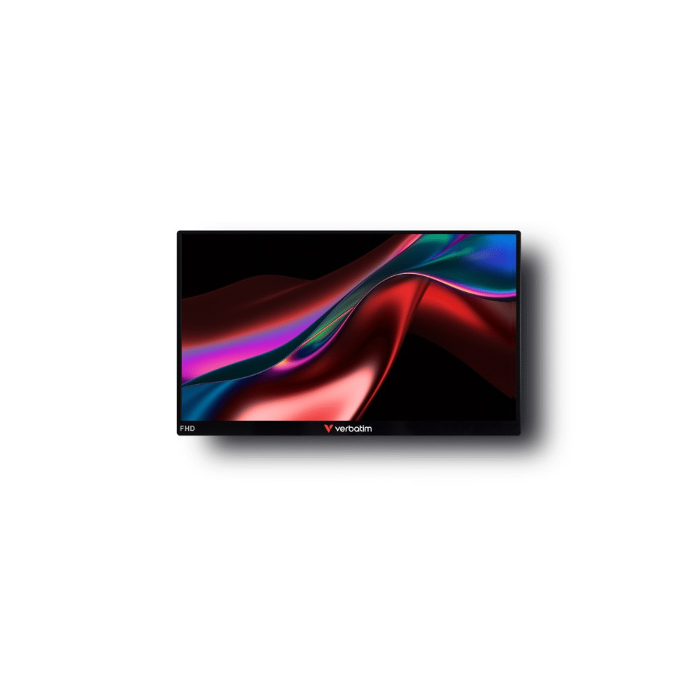 Verbatim 49590 14' IPS FHD 1920x1080 - HDR, 60Hz HDMI USB-C for Laptop, PS5, Xbox, Phone, Windows, Mac OS Ultra Portable Monitor - Image 1