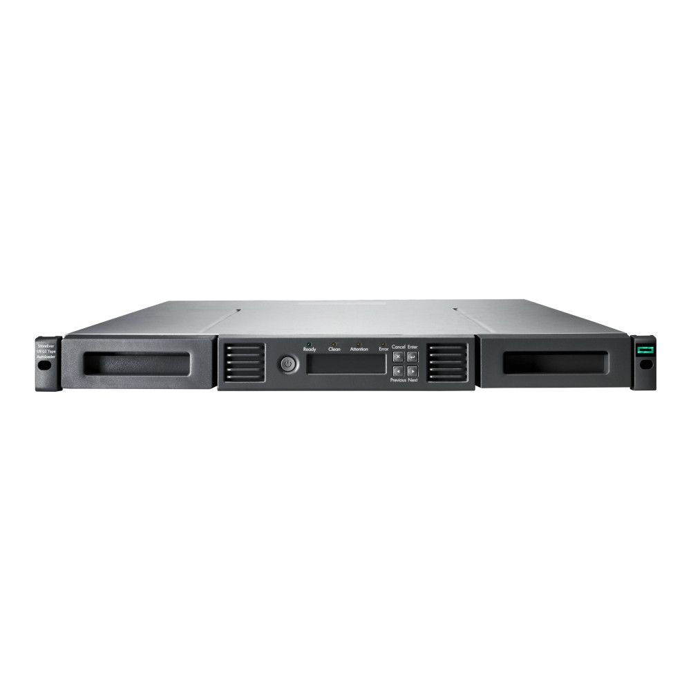 HPE P77035-B25 Storage MSL 1/8 Tape Autoloader 1x MSL LTO-8 SAS Drive 5x LTO-8 30TB Data Cartridges - Image 1
