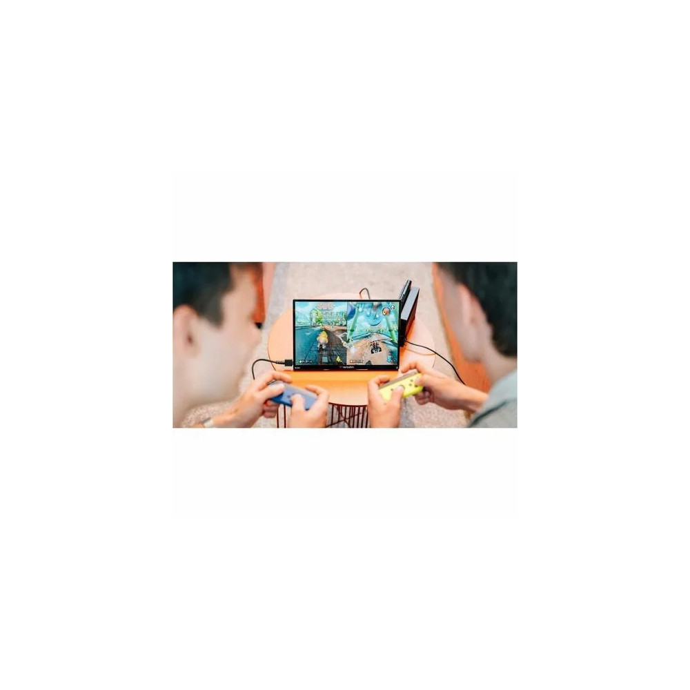 Verbatim 32407 LIGHT 16" Class LCD Touchscreen Monitor - 16:9 - 10 ms - 15.6" Viewable - Capacitive - 10 Point(s) Multi-touch Screen - 1920 x 1080 - Full HD - In-plane Switching (IPS) Technology - 250 cd/m² - Speakers - HDMI - USB - USB Type-C