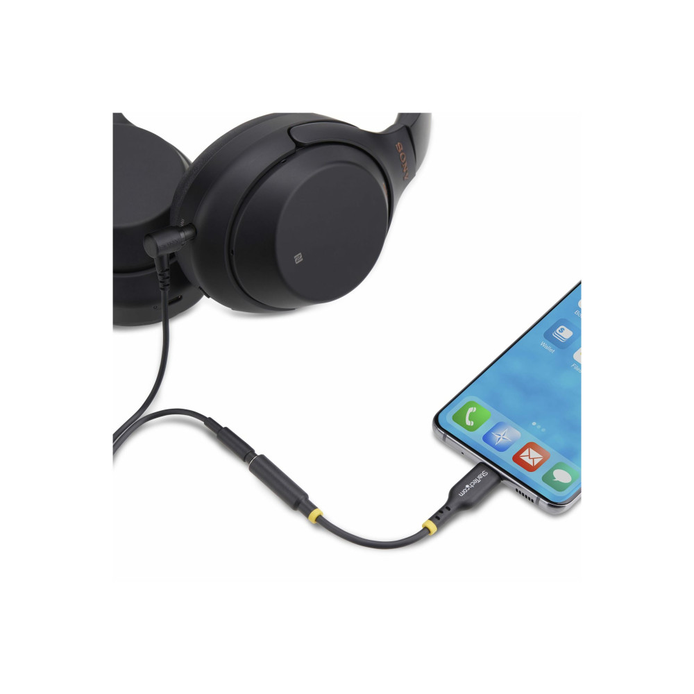 StarTech USBCAUDIO2 USB-C AUDIO ADAPTER TO 3.5MM TRRS JACK, HEADPHONE AUX DONGLE, 2 YR - Image 6