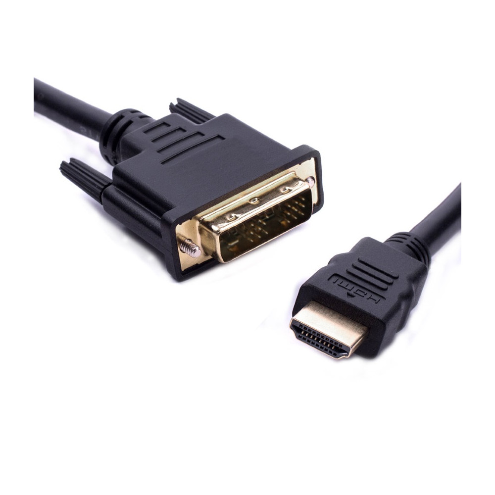 8ware RC-HDMIDVI-5 HDMI to DVI-D Adapter Converter Cable 5m - Male to Male 30AWG Gold Plated PVC Jacket for PS4 PS3 Xbox 360 Monitor PC Computer Projector DVD - Image 1