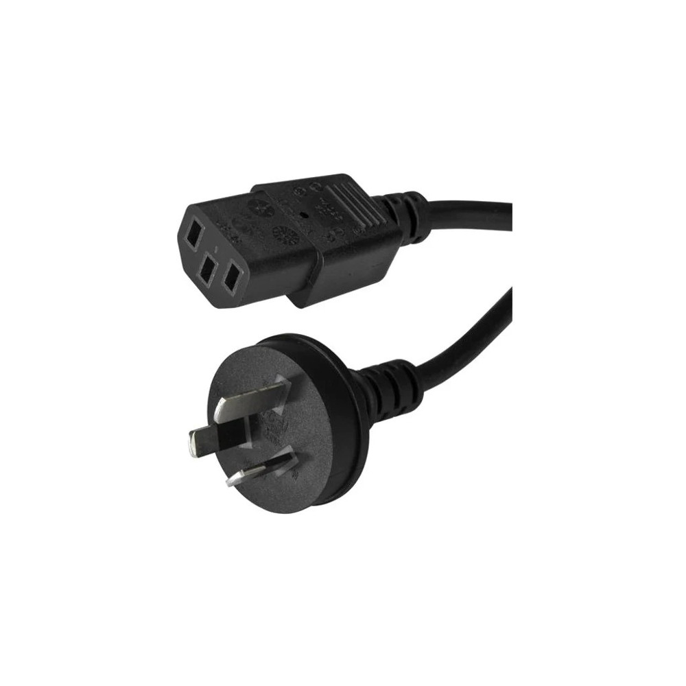 StarTech PXTA1011M 1M 3 FT POWER SUPPLY CORD - AS/NZS 3112 TO C13 LTW - Image 1