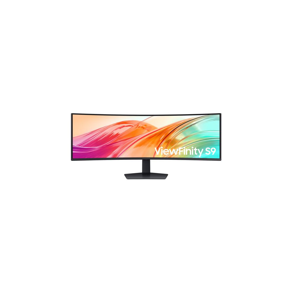 Samsung LS49F950UAEXXY 49' ViewFinity Monitor Dual QHD 5120x1440 5ms 32:9 1000R Tilt Swivel Height Adjust VESA DisplayHDR 400 1xUSB-C DP 2xHDMI LAN Prot HAS Speaker - Image 1