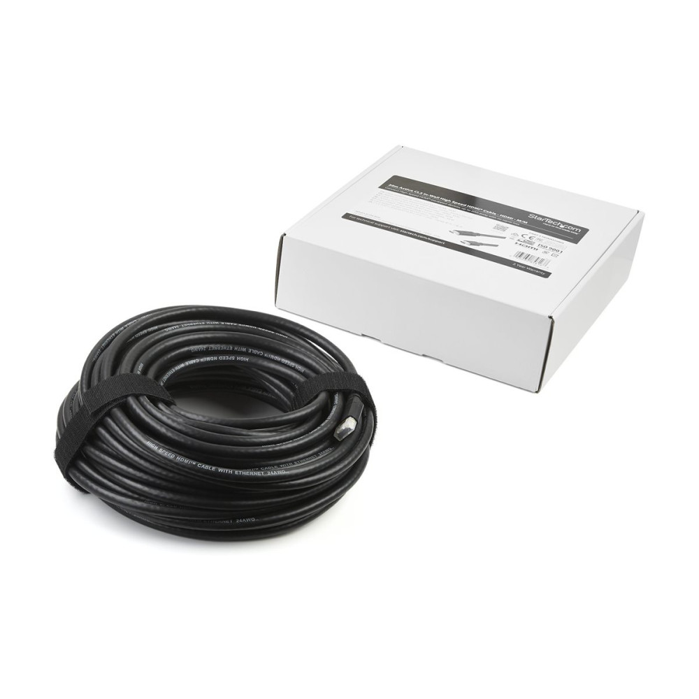 StarTech HDMM20MA 20M HIGH SPEED HDMI 1.4 CABLE, M/M, 4K, ACTIVE, LTW - Image 1