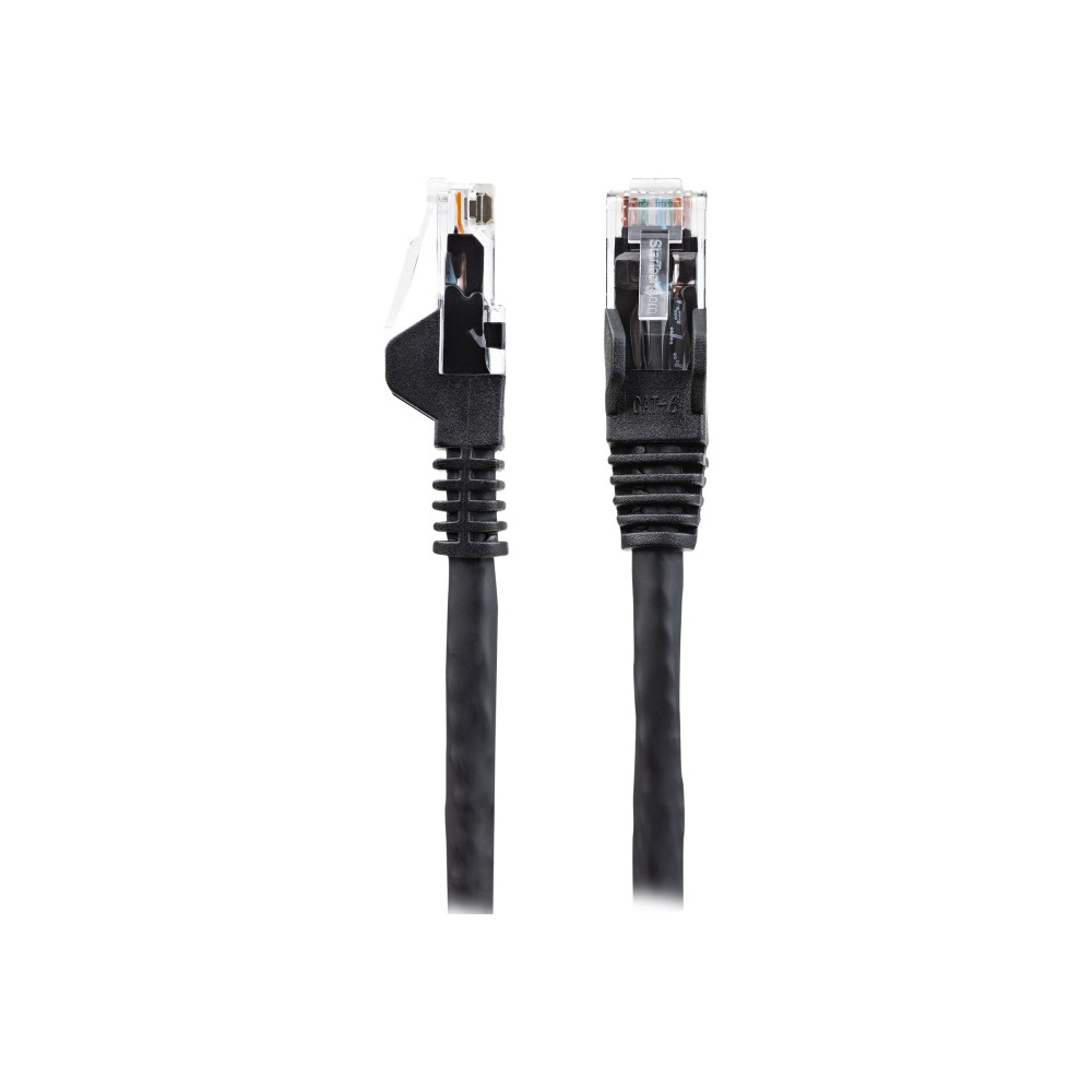 StarTech N6LPATCH1MBK 1M CAT6 ETHERNET CABLE - LSZH (LOW SMOKE ZERO HALOGEN) - 10 GIGABIT 250MHZ 10 - Image 4