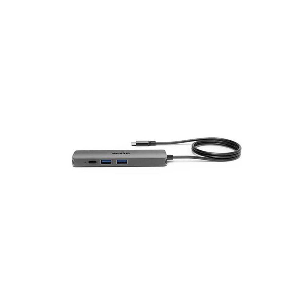 Yealink BYOD-BOX BYOD Box Cable Hub, with 1.5m USB-C Cable (USB-C to USB-A adapter included), easy plug&play setups, Support to charging the connected laptop - Image 1
