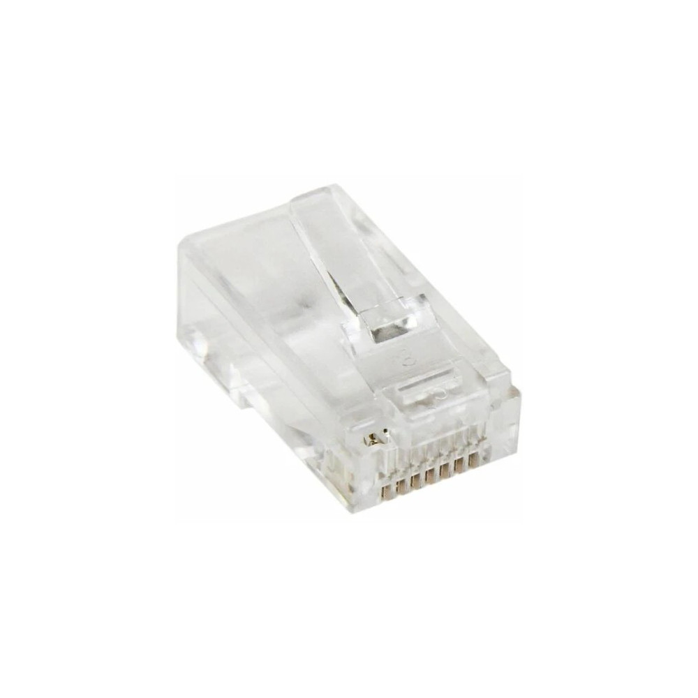 StarTech CRJ45SOL50PK Cat.5e RJ45 Solid Modular Plug Connector - 50 Pack - Modular Plugs for building solid twisted pair Category 5e network patch cables - designed for durable, dependable connections - Cat 5e RJ45 Solid Modular Plug Connector - - Image 1