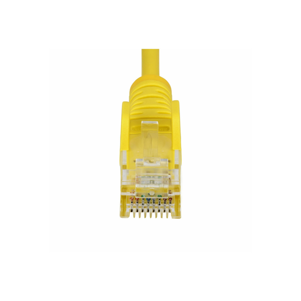 StarTech N6PAT100CMYLS 1m Yellow Slim CAT6 Ethernet Cable, Snagless, 28AWG, LSZH, LTW - Image 3
