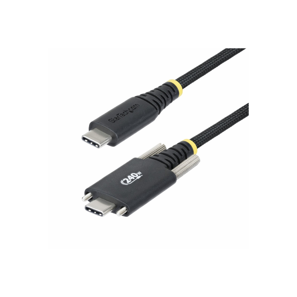 StarTech S2CEPR2M-USBSL-CABLE 6.6FT (2M) USB-C CHARGING CABLE, 240W, SILICONE JACKET, LTW - Image 4