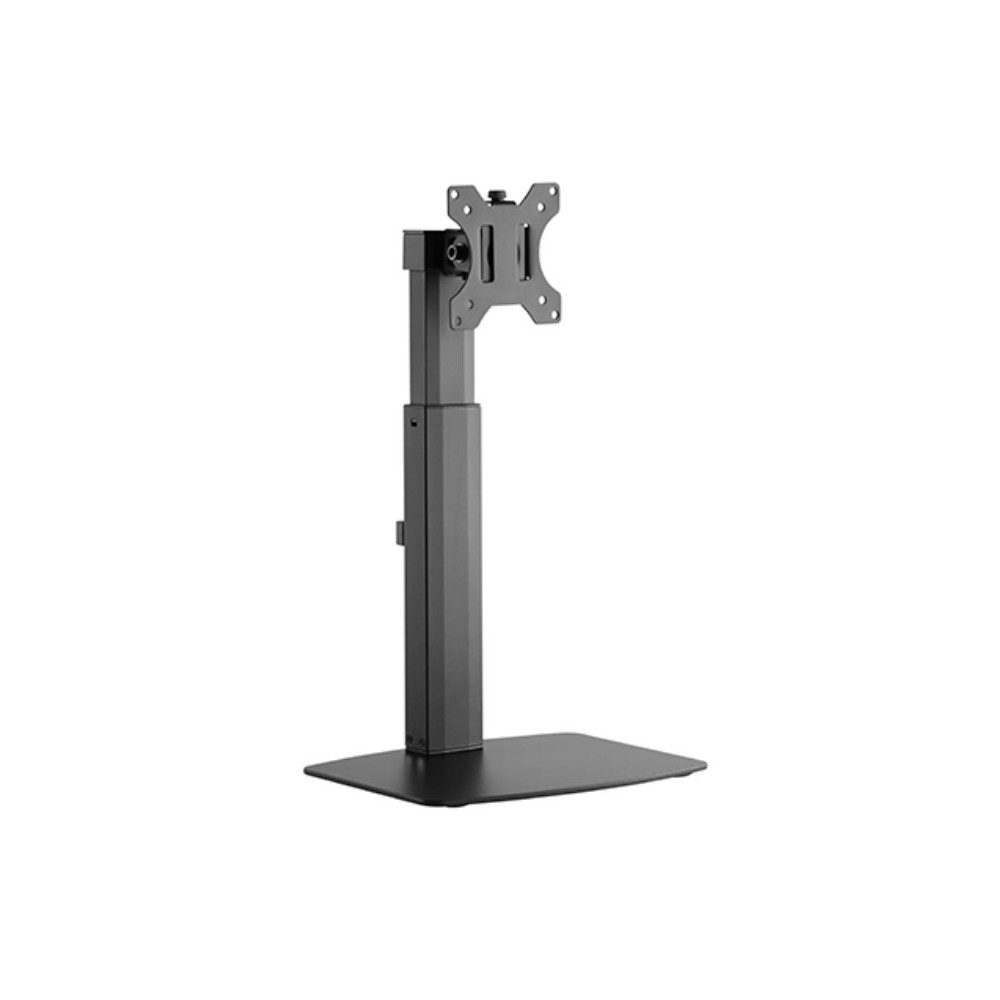 Brateck LDT22-T01 Single Free Standing Screen Pneumatic Vertical Lift Monitor Stand Fit Most 17'-32' Flat and Curved Monitors Up to 7 kg VESA 75x75/100x100 - Image 1