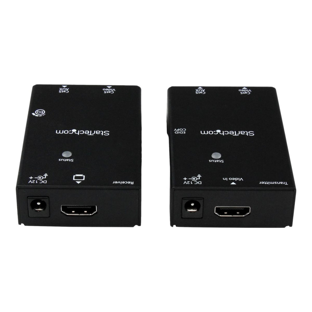 StarTech ST121SHD50 HDMI OVER DUAL LAN EXTENDER, UP TO 50M OVER CAT5e/ 6, PWR, 2YR - Image 3
