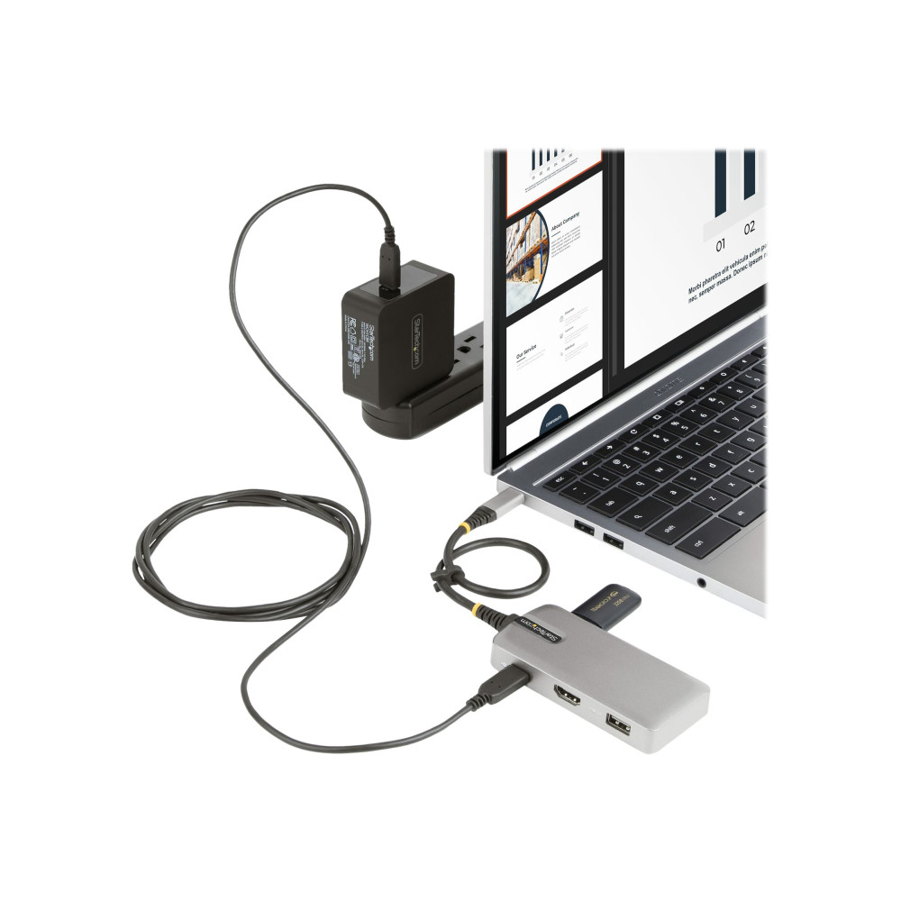 StarTech 104B-USBC-MULTIPORT UNIVERSAL USB-C MULTIPORT ADAPTER HDMI, 3YR - Image 8