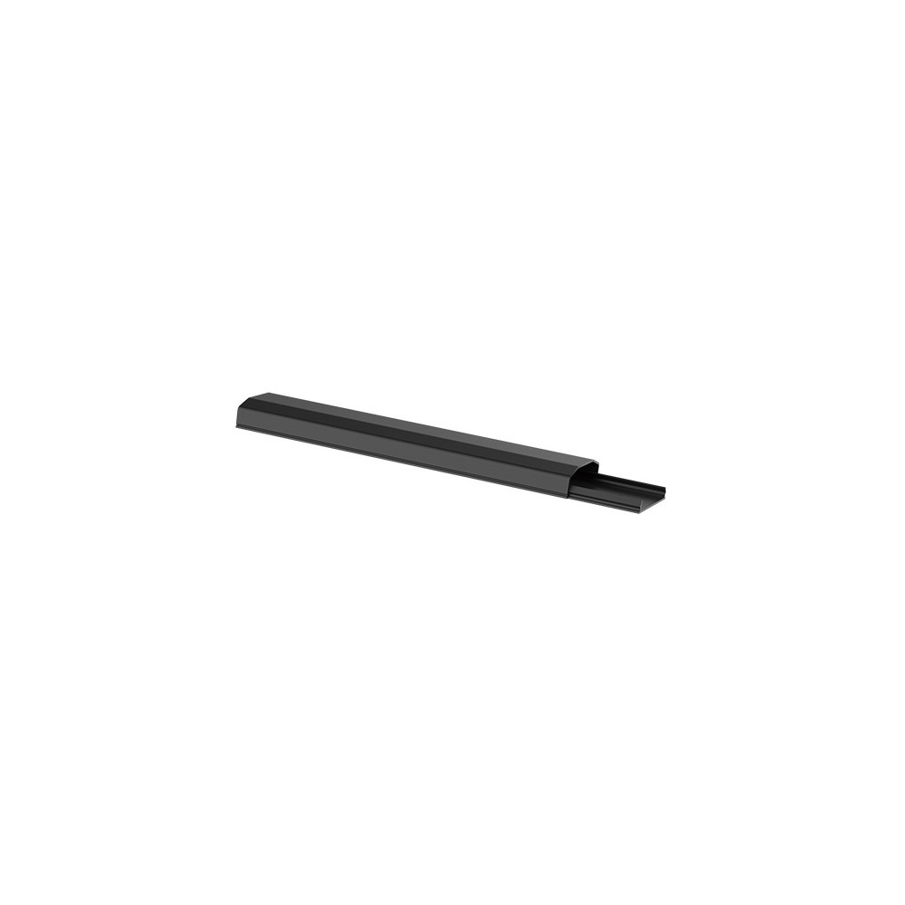 Brateck CC07-25-B Plastic Cable Cover - 250mm Material: Polyvinyl Chloride(PVC) Dimensions 60x20x250mm - Black - Image 1