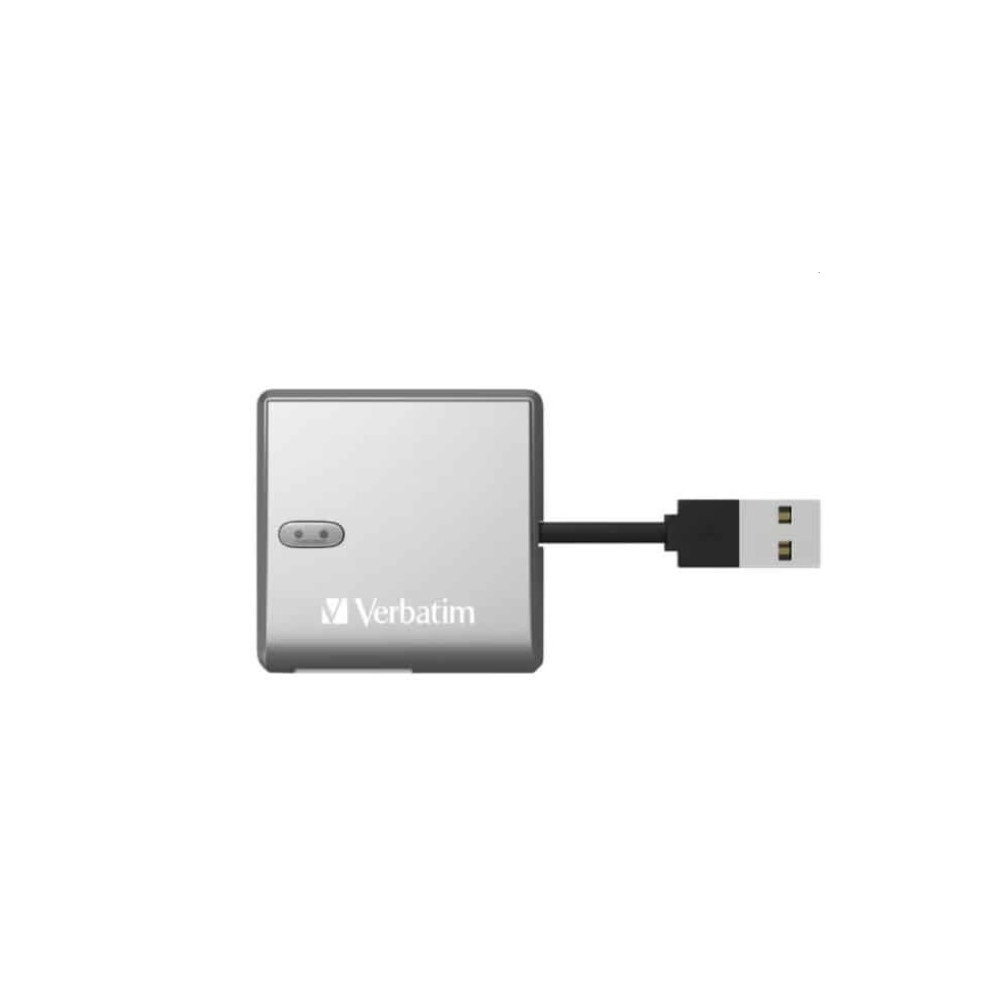 Verbatim 65677 USB 2.0 All- in-1 Card Reader Compact - including SD, SDHC, SDXC, microSD, microSDHC, microSDXC, CF-1, Memory Stick, xD and MS-Pro/Duo - Image 1