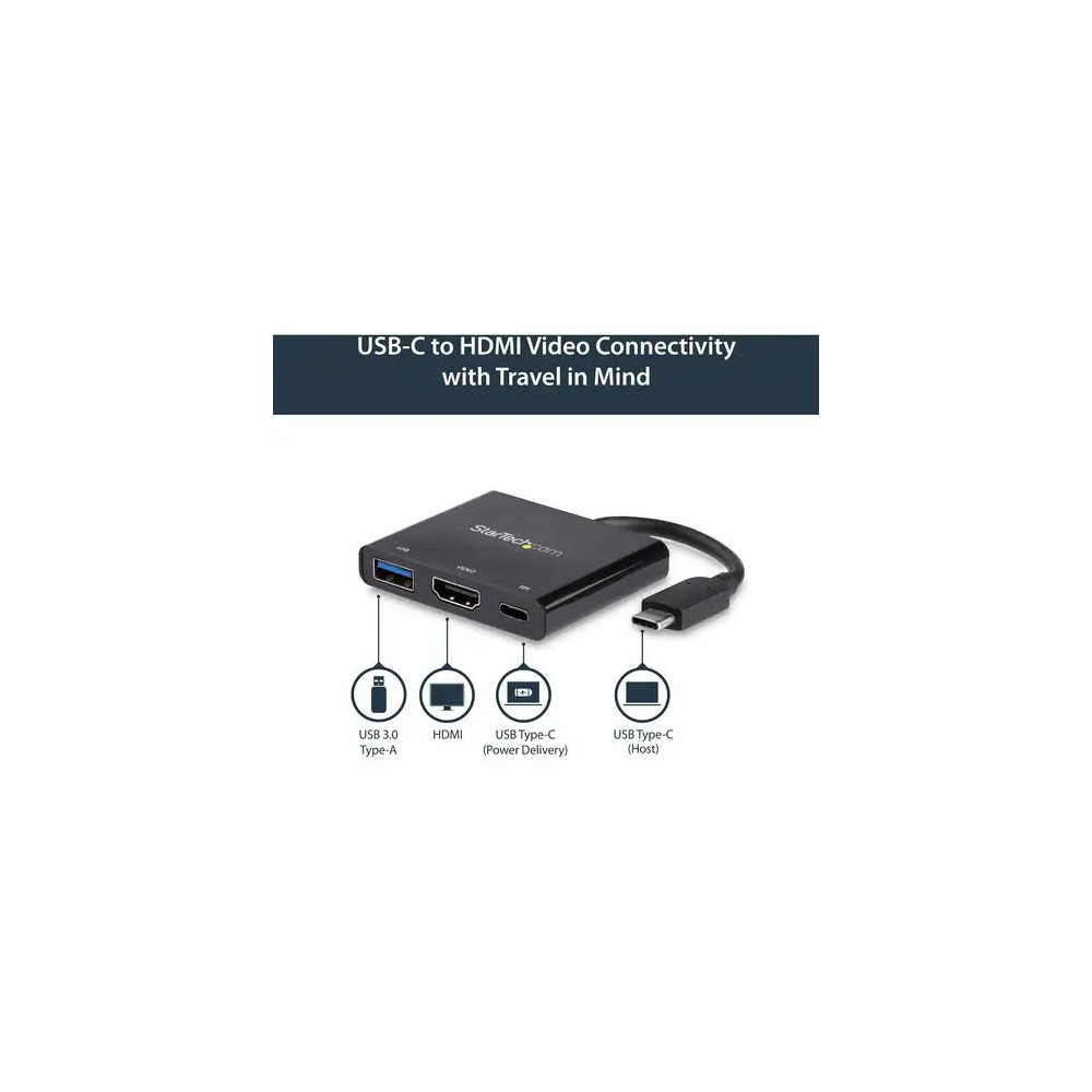 StarTech CDP2HDUACP USB 3.1 A/V Adapter for Notebook, Projector - HDMI - Image 7