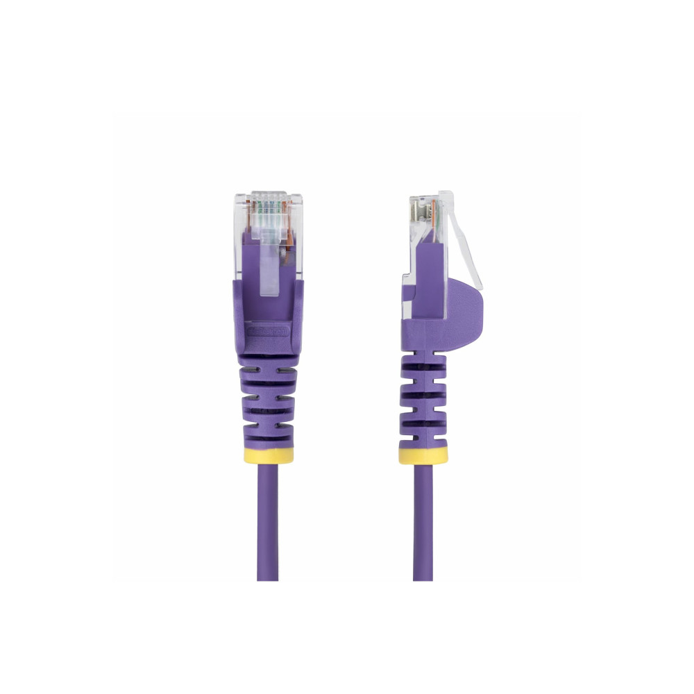 StarTech N6PAT200CMPLS 2m Purple Slim CAT6 Ethernet Cable, Snagless, 28AWG, LSZH, LTW - Image 5