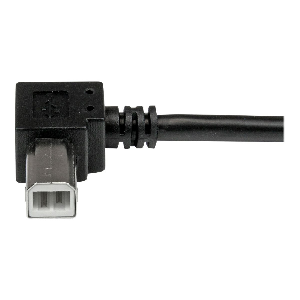 StarTech USBAB1MR 1M USB2.0 A TO USB2.0 B CABLE, M/M, RIGHT ANGLE, LTW - Image 1