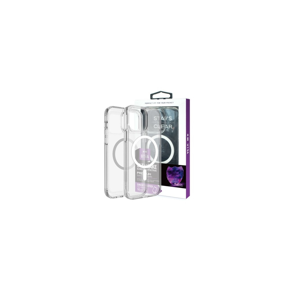 Ultimake MOBCRAIP15PROMAXMS Shockproof Transparent Magsafe Cover Case for iPhone 15 Pro Max (Transparent) - Image 1
