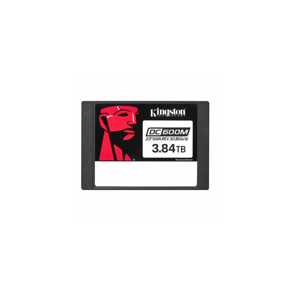 Kingston SEDC600M/3840G Enterprise DC600M 3.84 TB Solid State Drive - 2.5" Internal - SATA (SATA/600) - Mixed Use - Server, Motherboard Device Supported - 1 DWPD - 7008 TB TBW - 560 MB/s Maximum Read Transfer Rate - Hot Pluggable - 256-bit AES Encryption