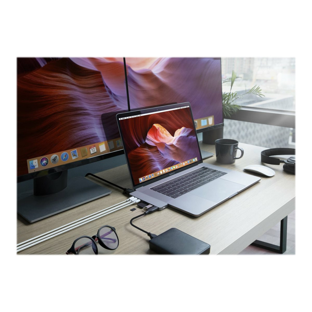 Targus GN28D-GRAY HYPERDRIVE PRO 8-IN-2 USB-C HUB - GRAY - Image 10