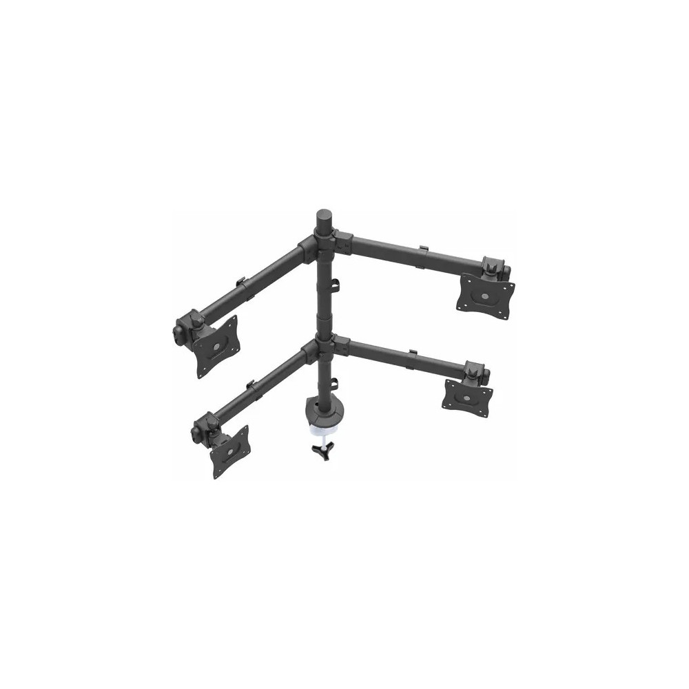 StarTech ARMQUAD Desk Mount Quad Monitor Arm, 4 VESA Displays up to 27" (17.6lb/8kg), Ergonomic Height Adjustable Articulating Pole Mount - Height Adjustable - 4 Display(s) Supported - 33 cm to 68.6 cm (27") Screen Support - 31.93 kg Load Capaci - Image 7