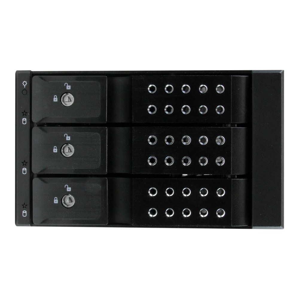 StarTech HSB3SATSASBA 3 BAY 3.5" SATA/SAS TRAYLESS MOBILE RACK BACKPLANE - Image 1