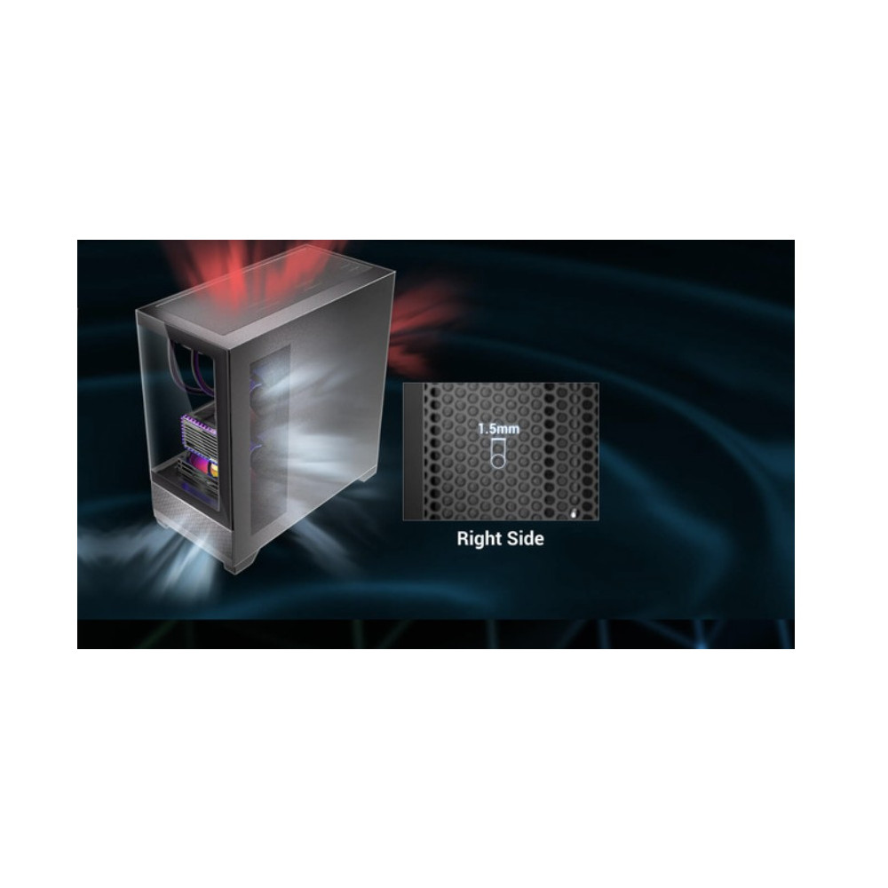 Antec CAA-CX500MARGB-RS-PANEL CX500M ARGB Right side Metal panel - Image 1
