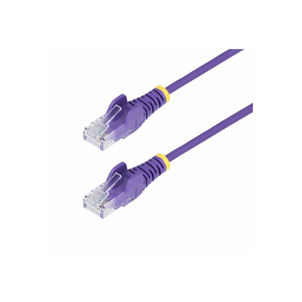 StarTech N6PAT200CMPLS 2m Purple Slim CAT6 Ethernet Cable, Snagless, 28AWG, LSZH, LTW - Image 2